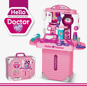 Jinying 3 in 1 Doctor Play Set Mini Portable Medical Suitcase Pretend Play <b>Tools</b> Educational Role Play <b>Toy</b> for Kids Children - Product Image 2