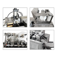 DPP-115 automatique confiture de fraises fromage miel beurre d'arachide sauce au sésame pâte blister remplissage emballage machines à sceller