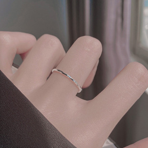 Wave Shaped Ring For Women Simple Design Open Style Index Finger Jewelry Gift Fashionable Unique Light Luxury - Product Image 1