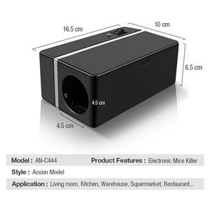 Nouvelle conception de piège à rats électrique automatique en plastique 7000V, choc, rongeurs, campagnols, martres, souris, tueur de rats électronique, pièges à souris électriques - Product Image 6