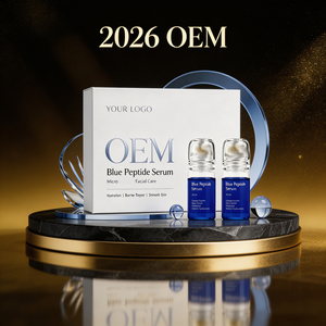 Sérum Visage OEM à l'Acide Hyaluronique et Peptides Bleus – Essence Micro-Polissante Douce pour Tous Types de Peau – Soin Hydratant et Renouvelant - Product Image 6