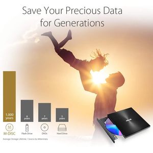 Unidad de DVD-RW Externa ZenDrive Negra de 13 mm, USB 2.0, Velocidad 8x8x8x8x8x, Tipo Bandeja, para Mac y Windows, Venta al Por Mayor - Product Image 5