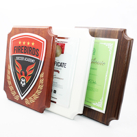 Douanes sublimation plaque en bois avec verre pièce pour l'impression de presse de la chaleur