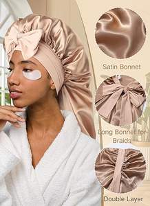 <span class=keywords><strong>Bonnet</strong></span> long en soie pour femmes endormies <span class=keywords><strong>Bonnet</strong></span> en Satin pour tresses <span class=keywords><strong>masque</strong></span> pour les yeux en soie <span class=keywords><strong>Bonnet</strong></span> <span class=keywords><strong>de</strong></span> <span class=keywords><strong>cheveux</strong></span> Double couche pour <span class=keywords><strong>bonnet</strong></span> <span class=keywords><strong>de</strong></span> <span class=keywords><strong>nuit</strong></span> endormi - Product Image 6