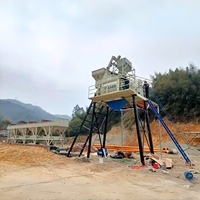 Kleine Betonmischanlage HZS25 25m³/h Mini-Betonanlage für Ländliche Projekte