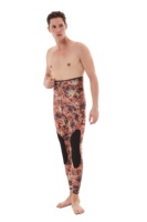 DIVESTAR Wetsuit Spearfishing Anti Air Berbahan Open Cell dengan Cetakan Transfer Panas, Tebal 3mm 5mm 7mm, Motif Kamuflase Khusus untuk Pria