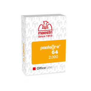 Romeo Maestri Office Stationery Silver <b>Staples</b> Pin <b>Staples</b> in Box 2,000 /20,000 for Efficient Office Work - Product Image 1