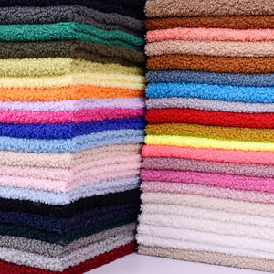 Échantillon gratuit confortable doux Teddy polaire polyester tissu bébé garçon fille Cosplay vêtements jouet bricolage artisanat couture par la cour - Product Image 2