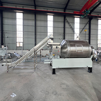 Mélangeur rotatif horizontal à tambour pour engrais, assaisonnements, épices, poudres alimentaires – Haute performance et fluidité pour usage industriel