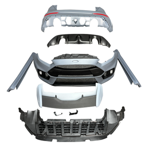 Kits de carrosserie PP style RS pour <span class=keywords><strong>2015</strong></span>-2018, pièces de modification extérieures avant et arrière de voiture, accessoires de remplacement à ajustement direct - Product Image 1