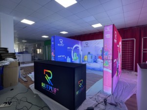 Tùy chỉnh thiết kế Backlit Modular quảng cáo di động gian hàng triển lãm cho triển lãm thương mại thiết bị xúc tiến - Product Image 6
