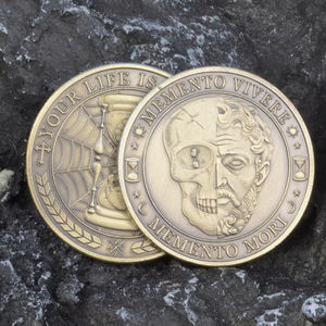 OEM Diseño Personaje Humano Metal Monedas En Blanco Acero Inoxidable Hierro Bronce Antiguo Desafío Moneda - Product Image 1