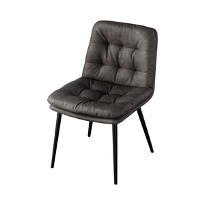 Silla de Comedor Tansu Gen, Asiento Individual Acolchado, Patas de Madera Maciza y Metal, Estilo <span class=keywords><strong>Simple</strong></span> y Moderno, Color Marrón/Negro 83200003(85122) - Product Image 1