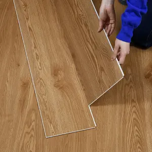 Orangefurn eco-friendly multilayer mixed material wooden pattern waterproof spc flooring 4mm