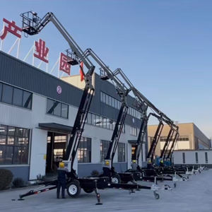 Vente chaude 12m 18m bras articulé télescopique véhicule de travail aérien <span class=keywords><strong>360</strong></span> degrés rotatif bras droit plate-forme de levage palan - Product Image 6