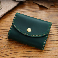 Wincheer dompet tempat kartu kulit bergaya antik dengan 12 slot kartu tempat kartu kredit Bank tempat Kartu Case Organizer Album