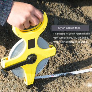 Outils de mesure, ruban en fibre de verre de haute précision, résistant à l'usure, 50/100 m de long - Product Image 3