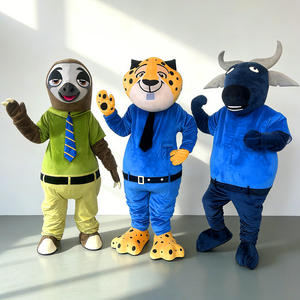 Costume de mascotte lapin Judy Hopson de Zootopia, tenue de personnage de dessin animé avec coiffe de renard pour événements et fêtes - Product Image 6