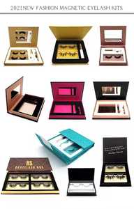 出厂价自有品牌3d貂皮磁性睫毛真丝假磁睫毛睫毛镊子磁线套 - Product Image 5