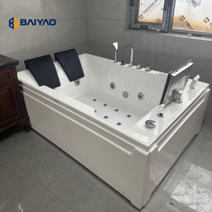 Prix d'usine leader de l'industrie Spa moderne Jakuzzi Baignoire intérieure à contrôle intelligent pour 2 personnes avec bains à remous - Product Image 6