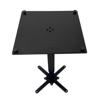 Pied de table réglable en hauteur avec manivelle pour table de bistrot, café, restaurant, structure de table à manger