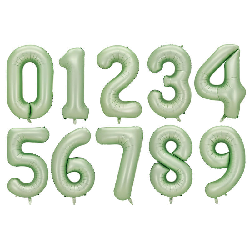 Foil Globos Foil Letters Large Number Balloons 0123456789 Number Helium Balloons for Birthday Party Supplies Decorations