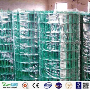 รั้วฟาร์ม 1x30ม. เหล็กชุบสังกะสี รั้วสวนเลี้ยงสัตว์ปีก ตาข่ายลวดเชื่อมเคลือบพีวีซีสีเขียวแบบม้วน - Product Image 5