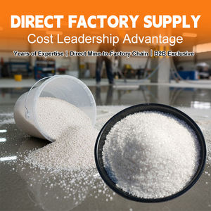 Arena de Cuarzo Blanca Económica para Relleno de Mármol Artificial y Revestimiento de Pintura Texturizada para Uso en Decoración Arquitectónica - Product Image 1