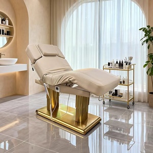 Lit <span class=keywords><strong>de</strong></span> beauté électrique pliable multifonctionnel 2026 en promotion pour salons <span class=keywords><strong>de</strong></span> beauté avec équipement <span class=keywords><strong>de</strong></span> <span class=keywords><strong>massage</strong></span> chauffant - Product Image 3