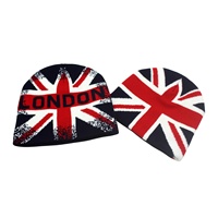 Bonnet en tricot jacquard chaud d'hiver Union Jack London pour hommes et femmes, vente en gros