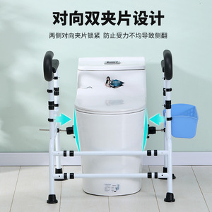 Adjustable Toilet <b>Grab</b> <b>Bar</b> Stainless Steel 150 Kg Capacity Safety Rail For Elderly Bathroom Use - Product Image 3