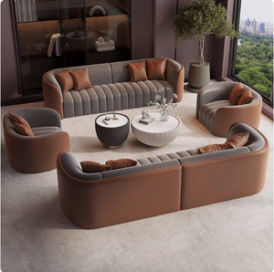 Canapé de <span class=keywords><strong>bureau</strong></span> de luxe en gros, confortable, pour salon d'affaires, réception VIP, salle de réunion - Product Image 1