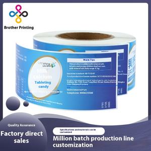 Etiquetas Autoadhesivas Personalizables de la Fábrica de Impresión de Ningbo, Etiquetas de PET Coloridas con Números Grandes para Envasado de Productos Químicos Diarios, Esenciales - Product Image 5