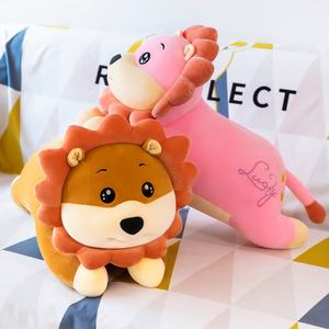 Nueva caricatura León tortuga felpa almohada edredón doble propósito aire acondicionado manta para cumpleaños eventos fabricante al por mayor - Product Image 2