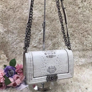 Sac à bandoulière en cuir de crocodile pour femme avec logo personnalisé, durable, portable, grande capacité, imperméable, marque de luxe, moderne, à rabat - Product Image 1