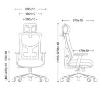 Chaise de bureau exécutive noire en maille intégrale, la plus vendue, à prix abordable, avec support lombaire ergonomique réglable, appuie-tête réglable en hauteur et 3 vérins à gaz