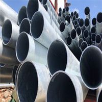 Tubo de Acero Redondo Galvanizado de Primera Calidad con Certificación ISO 9001, Stock Completo para Ingeniería de Estructuras de Construcción