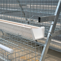 Cages à batterie de type A pour poules pondeuses, pour l'élevage avicole en ferme, avec galvanisation à chaud