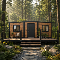 Maison modulaire préfabriquée résistante au vent pour la vie en famille, installation rapide, maison en acier, maison conteneur, maison capsule