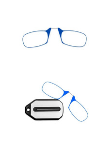 Petite boîte de <span class=keywords><strong>lunettes</strong></span> de lecture Portable 2023 <span class=keywords><strong>lunettes</strong></span> ovales visage Anti-blu-ray cadre léger unisexe prêt à l'emploi Mini <span class=keywords><strong>lunettes</strong></span> de nez à Clip - Product Image 6
