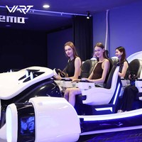 Plateforme de mouvement dynamique à 6 degrés de liberté, 6 sièges, mini-cinéma VR 9D avec montagnes russes VR