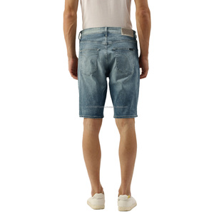 Summer New Men Fashion Stretch Causal Short Jeans Denim Shorts <b>Blue</b> Black Denim Swear Men's Shorts - Product Image 4