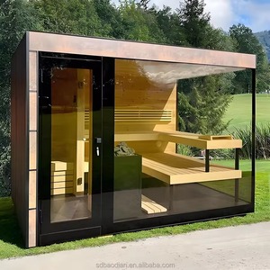 <span class=keywords><strong>Sauna</strong></span> <span class=keywords><strong>mobile</strong></span> de luxe en bois de pruche pour l'extérieur, design moderne personnalisable, pour usage domestique et commercial - Product Image 6