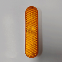 Reflector Ovalado para Scooter Eléctrico 96x24mm con Certificación E-MARK DOT, Tira Reflectante de Seguridad para Bicicleta Eléctrica, Bicicleta, Motocicleta, Piezas de Scooter
