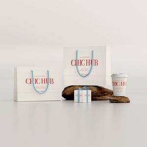 Sac en papier d'achat personnalisé de luxe, petit sac cadeau promotionnel pour les petites entreprises, pour les vêtements de détail, les bijoux, avec votre propre logo imprimé, grande taille - Product Image 3