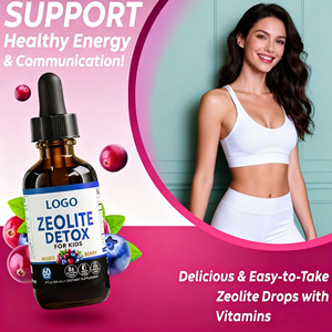 Çocuklar ve yetişkinler için metil Vitamin B12 D3 bitkisel takviyeleri ile Premium nazik ağır Metal detoks zeolit sıvı - Product Image 3