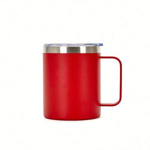 Tazas de Café de Acero Inoxidable de Doble Pared con Aislamiento de 12 oz, con Asa y Logotipo Personalizado - Product Image 4