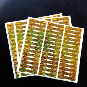 Genuine Tamper-Evident Security Hologram Void UV <strong>Vinyl</strong> Adhesive Sticker Unique Serial Number Hologram <strong>Seal</strong> for Warranty Label - Product Image 1
