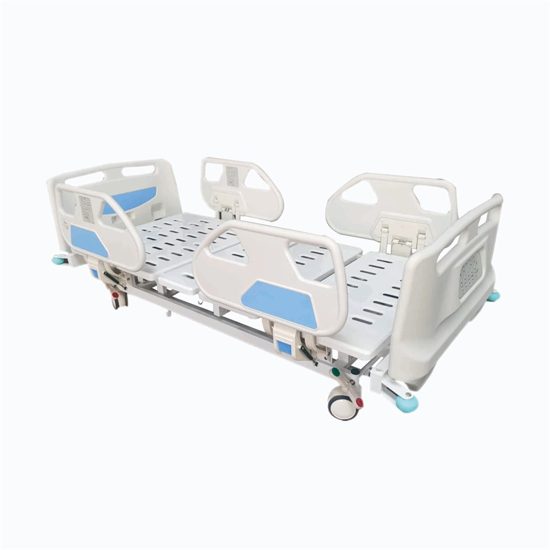 MN-EB017 Классическая Больничная койка с 5 функциями ICU медицинская кровать с системой центрального запирания