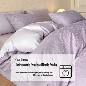 Parure de lit de luxe en coton 100% à fibres longues, jacquard 3D, 300 fils, qualité supérieure, <span class=keywords><strong>pour</strong></span> hôtel et <span class=keywords><strong>maison</strong></span>, personnalisable OEM/ODM - Product Image 6